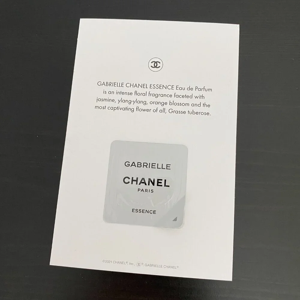 Chanel 5-pc blotter single use samples